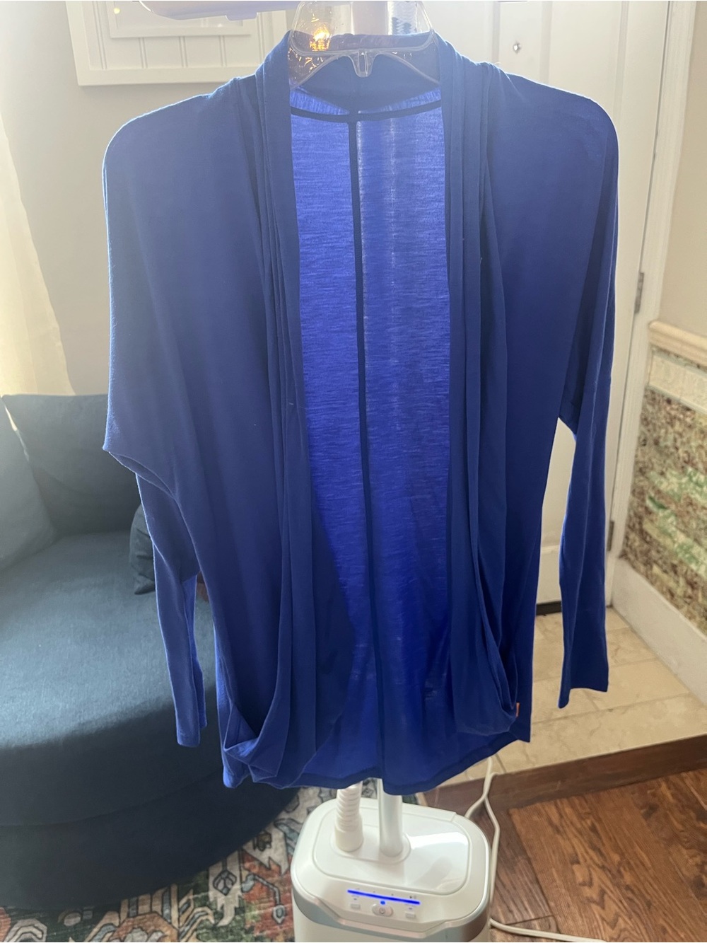 Lucy Royal Blue Open Front Cardigan